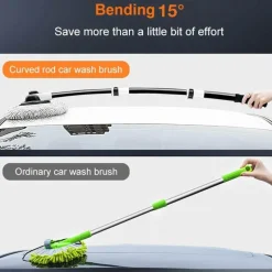 Wild u0026 Free Gear Autopflege|Autozubehör-Auto-Reinigungsbürste - Wash Mate mit langem Griff