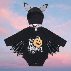 The Decor Haven Babykleidung|Babykleidung-Baby Fledermaus Halloween Kostüm - Süßer gruseliger Onesie