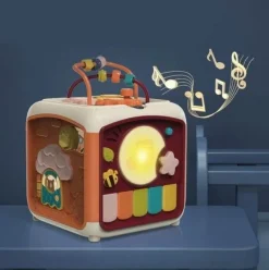 The Decor Haven Babyspielzeug-Baby Mind Cube – Multifunktionales Lernspielzeug