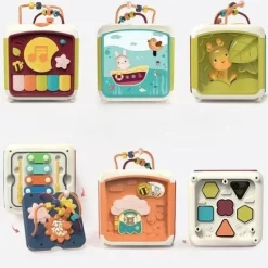 The Decor Haven Babyspielzeug-Baby Mind Cube – Multifunktionales Lernspielzeug