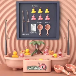 Aqua Essence Babyspielzeug|Badezimmer-Baby-Badespielzeug „Angeln“ – lustiges Wasserspiel