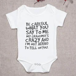 The Decor Haven Babykleidung|Babykleidung-Baby-Body mit lustigem Buchstaben-Aufdruck