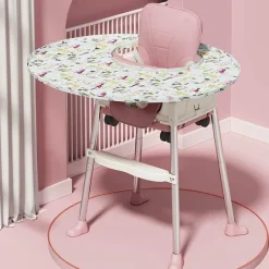 Kinder The Decor Haven Kinderwagen & Zubehör-Baby-Fütterungsmatte – Bodenschutz aus Segeltuch für die Essenszeit zur einfachen Reinigung