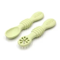 Kinder The Decor Haven Kinderwagen & Zubehör-Babylöffel zum Selbstfüttern – Babyutensil mit leichtem Griff