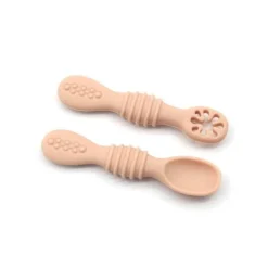 Kinder The Decor Haven Kinderwagen & Zubehör-Babylöffel zum Selbstfüttern – Babyutensil mit leichtem Griff