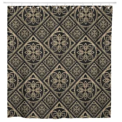 Aqua Essence Badezimmer-Babylon Gates Duschvorhang – Dekoratives Badeaccessoire