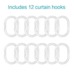 Aqua Essence Badezimmer-Babylon Gates Duschvorhang – Dekoratives Badeaccessoire