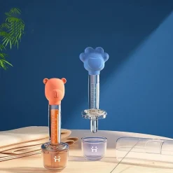 Kinder The Decor Haven Kinderwagen & Zubehör-Baby-Medizinspender - Fütterungswerkzeug mit Cartoon-Bär