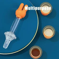 Kinder The Decor Haven Kinderwagen & Zubehör-Baby-Medizinspender - Fütterungswerkzeug mit Cartoon-Bär