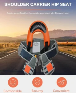 Kinder The Decor Haven Kinderwagen & Zubehör-Baby-Schultertrage mit freihändiger Bedienung – Tragetuch für bequemes Tragen Ihres Babys