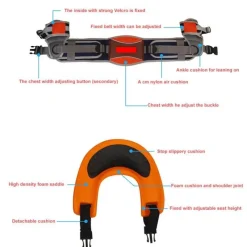 Kinder The Decor Haven Kinderwagen & Zubehör-Baby-Schultertrage mit freihändiger Bedienung – Tragetuch für bequemes Tragen Ihres Babys
