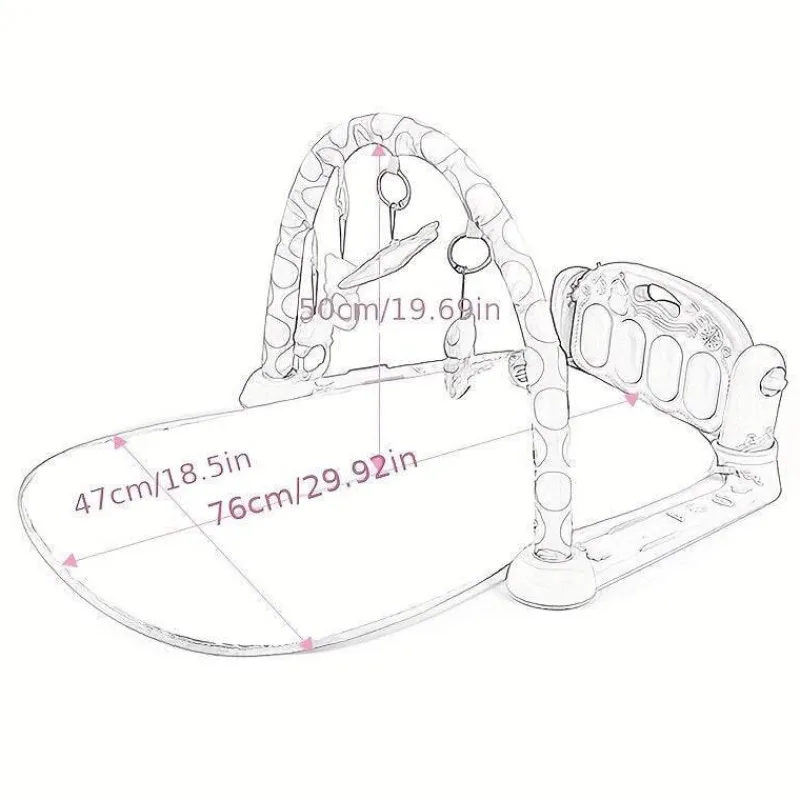 Kinder The Decor Haven Kinderwagen & Zubehör|Babyspielzeug-Baby-Spielmatte – lustige Aktivitätsdecke für Kleinkinder