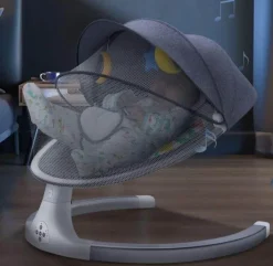 Kinder The Decor Haven Kinderwagen & Zubehör-Babywippe mit Bluetooth-Fernbedienung