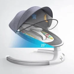 Kinder The Decor Haven Kinderwagen & Zubehör-Babywippe mit Bluetooth-Fernbedienung