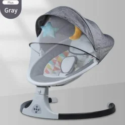 Kinder The Decor Haven Kinderwagen & Zubehör-Babywippe mit Bluetooth-Fernbedienung