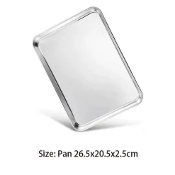 Tom Küche & Esszimmer-Backblech aus Edelstahl mit herausnehmbarem Kühlgitter – vielseitiges Backgeschirr-Set