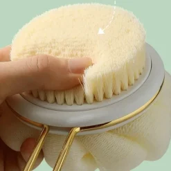 The Blissful Bath Badezimmer-Badebürste mit langem Griff – Ultraweiche Körperreinigungsbürste