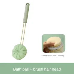 The Blissful Bath Badezimmer-Badebürste mit langem Griff – Ultraweiche Körperreinigungsbürste
