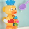 Aqua Essence Babyspielzeug|Badezimmer-Badespielzeug „Enten-Wasserrad“ – lustiges Badezubehör für Babys