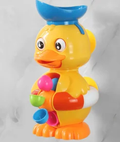Aqua Essence Babyspielzeug|Badezimmer-Badespielzeug „Enten-Wasserrad“ – lustiges Badezubehör für Babys