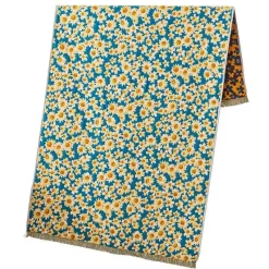 Wrap u0026 Relax Bettzeug-Badetuch aus Baumwolle mit Blumenmuster – Handtuch mit Country-Blumen-Design