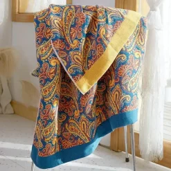 Wrap u0026 Relax Bettzeug-Badetuch aus nordischer Baumwollgaze – weich, saugfähig, schnelltrocknend, 90 x 180 cm