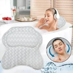PureGlow Männerpflege|Frauenpflege-Badewannen-Spa-Kissen - Max Comfy Bath Pillow
