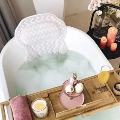 PureGlow Männerpflege|Frauenpflege-Badewannen-Spa-Kissen - Max Comfy Bath Pillow