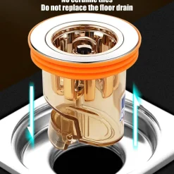 The Blissful Bath Badezimmer-Badezimmer-Abflussfilter – Abflussschutz gegen Gerüche