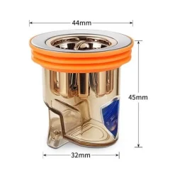 The Blissful Bath Badezimmer-Badezimmer-Abflussfilter – Abflussschutz gegen Gerüche