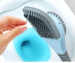 The Blissful Bath Badezimmer-Badezimmerbürste in Entenform aus Silikon – weiches Reinigungswerkzeug für einfaches Schrubben