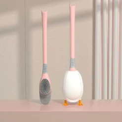 The Blissful Bath Badezimmer-Badezimmerbürste in Entenform aus Silikon – weiches Reinigungswerkzeug für einfaches Schrubben