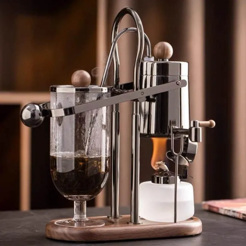 Brew Bliss Küche & Esszimmer-Balance Brewer – Siphon-Kaffeemaschine aus Edelstahl