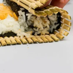 Tom Küche & Esszimmer-Bambus-Sushi-Rollmatte, Onigiri-Reispaddel – japanische Sushi-Herstellungswerkzeuge