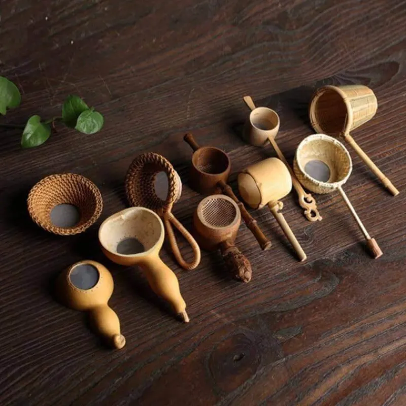 The Cozy Mug Küche & Esszimmer-Bambus-Teefilter – Japanisches Tee-Ei