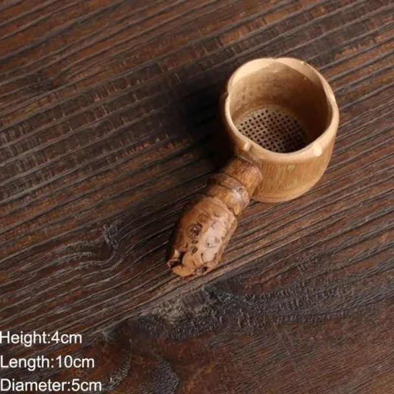 The Cozy Mug Küche & Esszimmer-Bambus-Teefilter – Japanisches Tee-Ei