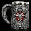 Feast u0026 Flair Küche & Esszimmer-Baphomet Bierkrug aus Edelstahl – Einzigartiges Bardekor