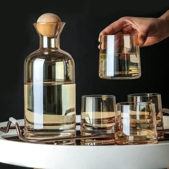 The Cozy Mug Küche & Esszimmer-Bart Wasserkrug-Set – Stilvoller Krug und Gläser für den Heimgebrauch