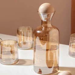 The Cozy Mug Küche & Esszimmer-Bart Wasserkrug-Set – Stilvoller Krug und Gläser für den Heimgebrauch