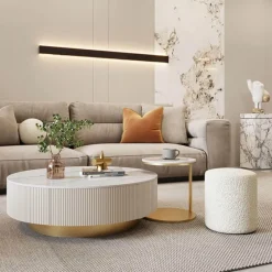 Cozy Living Möbel-Bastein Couchtisch-Set – Moderne Wohnzimmermöbel