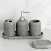 The Bath Nook Badezimmer-Bathroom Accessories Set - Stylish Bath Decor
