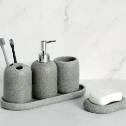 The Bath Nook Badezimmer-Bathroom Accessories Set - Stylish Bath Decor