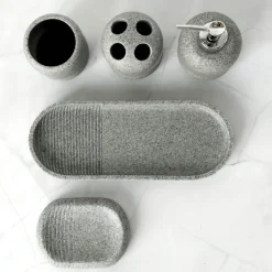 The Bath Nook Badezimmer-Bathroom Accessories Set - Stylish Bath Decor