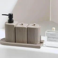 The Bath Nook Badezimmer-Bathroom Accessories Set - Elegant Home Décor Collection