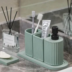 The Bath Nook Badezimmer-Bathroom Accessories Set - Elegant Home Décor Collection