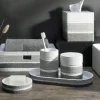 Serene Splash Badezimmer-Bathroom Accessories Set - Serene Tranquil Décor for Relaxation
