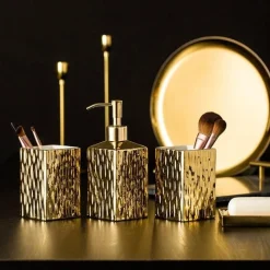 The Bath Nook Badezimmer-Bathroom Accessory Set - Modern Stylish Decor for Studio Spaces