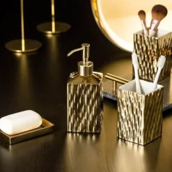 The Bath Nook Badezimmer-Bathroom Accessory Set - Modern Stylish Decor for Studio Spaces