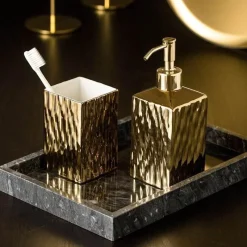 The Bath Nook Badezimmer-Bathroom Accessory Set - Modern Stylish Decor for Studio Spaces