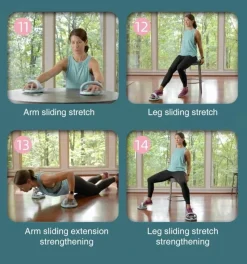 The Relaxation Nook Fitness-Gadgets|Gesundheits- Und Entspannungstools-Bauchradrolle - Selbstaufrollendes Fitnessgerät